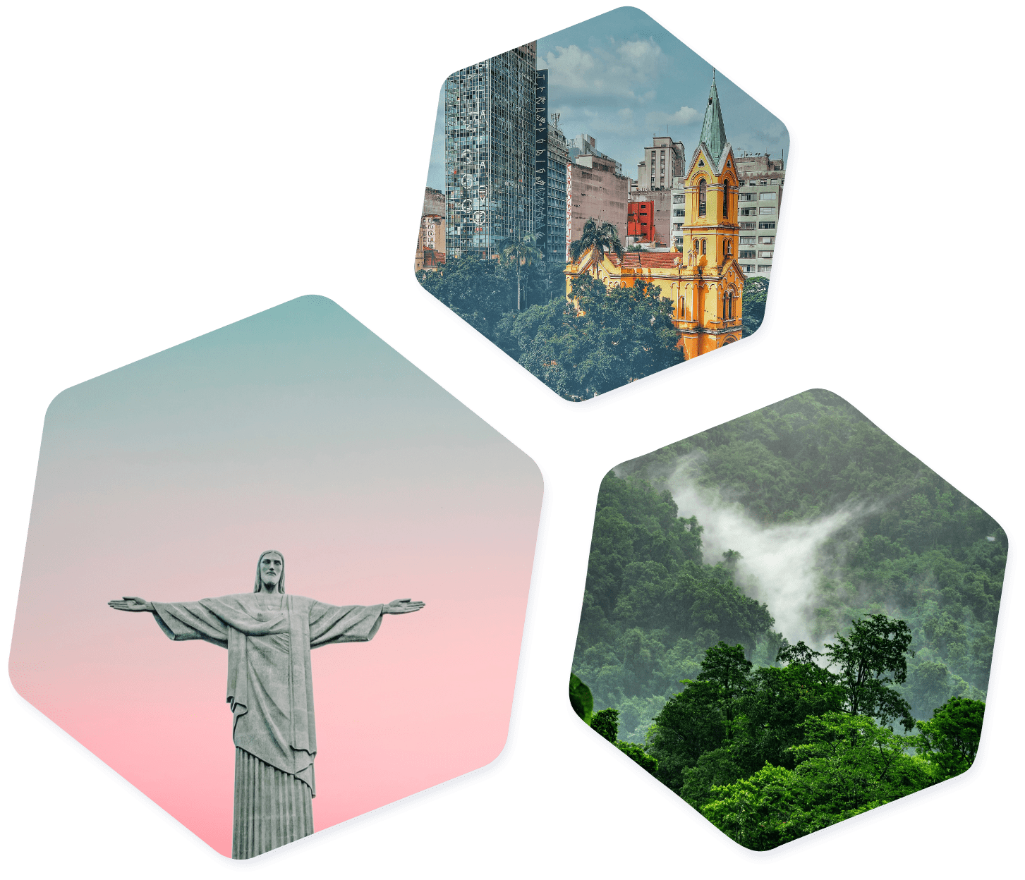 Brazilian images hexagon