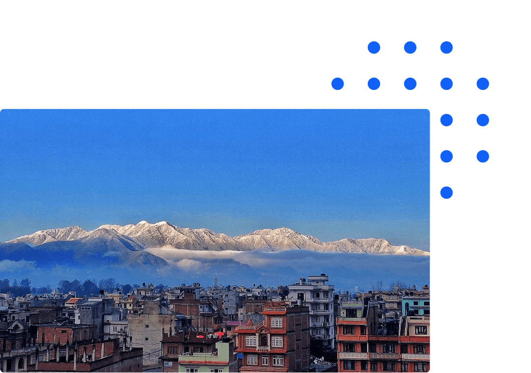 Nepal images hexagons