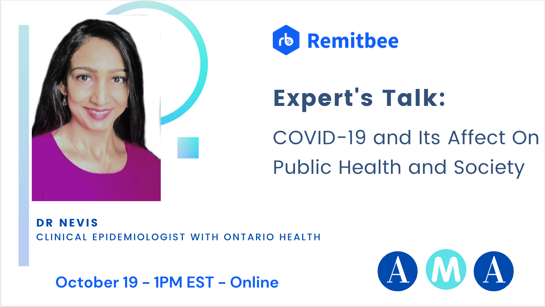 Remitbee Expert: COVID - 19 and It’s Effect on Public Health and Society with Dr. Immaculate Nevis