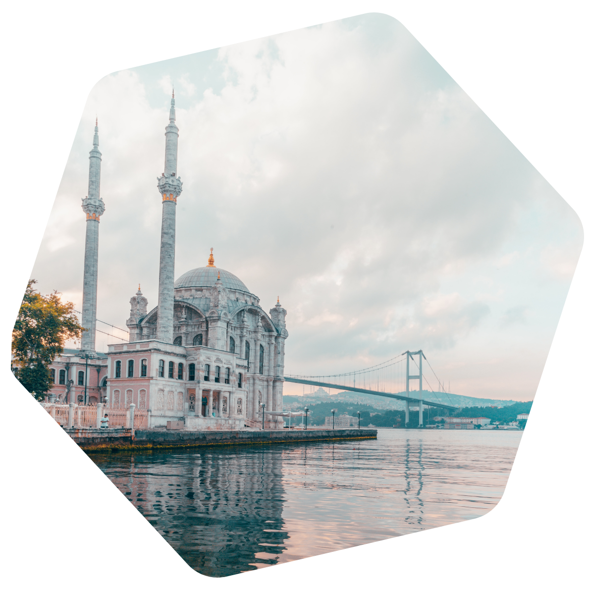 Turkey Mosque near the water
